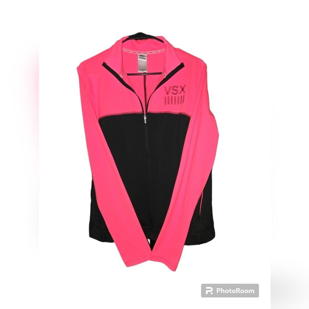 VICTORIA'S SECRET VSX Sport Lightweight Jacket Pink/Black Women's Small NWOT